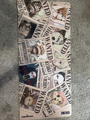Higround x One Piece Wanted Bounty Posters Mousepad XL