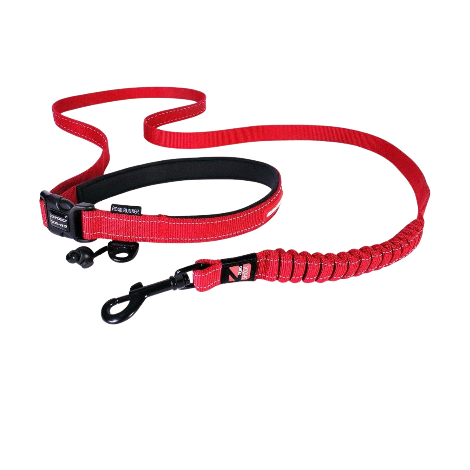 EzyDog Road Runner Hands Free Dog Lead - Red - 210cm - Image 3