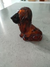 Vintage Time Gone By Avon  Basset Hound Dog Moonwind Eau De Cologne Bottle 37ml