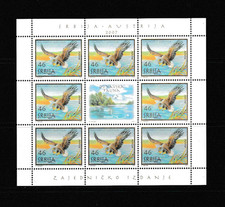 Serbia 2007 White-tailed Eagle UM Sheetlet of 8
