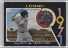 2020 Topps Heritage Minor League Edition Black Quarter 21/50 Kody Hoese 0x1j