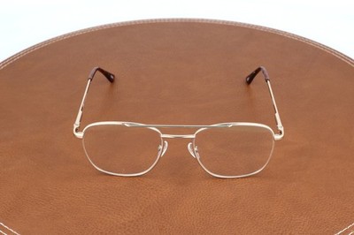Ottoto Darcio Gold Square Aviator Eyeglasses Frames 35-001629 55-19-145
