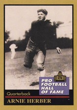 Arnie Herber Green Bay Packers HOF Enor 63 Football Card 1991 Regis College