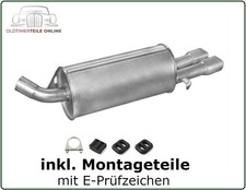 Endschalldämpfer Opel Calibra A 2.0i 16V + Vectra A 2000/ GT 16V Auspuff Endtopf