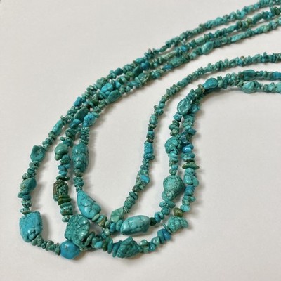 Jay King DTR Turquoise Multi Strand 18 Necklace, Sterling Silver