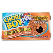 Chore Boy Copper Scouring Pad-2ct Assorted 2 Count (Pack of 1)