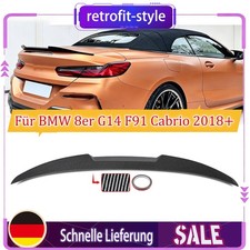 Carbon Look Heckspoilerlippe F�r BMW 8er Serie G14, M8 F91 2-t�riges 2018-2026
