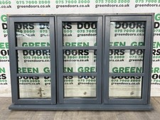 SOLID OAK TOPHUNG WINDOW CRITTALL WOODEN DOUBLE GLAZED CLEAR USED WIDE VARNISH