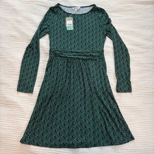 NWT Boden womens Abigail long sleeve jersey dress multicolor floral print Size 6