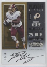 2017 Panini Contenders Veteran Playoff Ticket 2/99 Robert Kelley #384 Auto 0b2