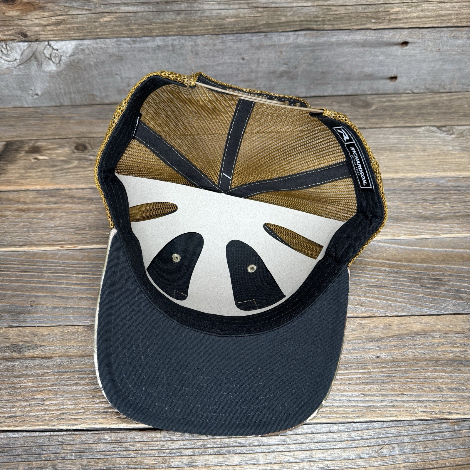 USA Flag Kryptek Highlander Camo Leather Patch Richardson 112 Hat