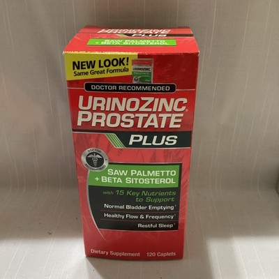 Urinozinc Prostate Plus, Saw Palmetto & Beta Sitosterol Supplement Exp8/25