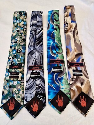 Lot - 4 Gerry Garcia Ties Silk Artist Proof Limited Collector Collection Edition