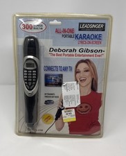 NEW Leadsinger LS-3700 Karaoke Microphone System Portable 300 Songs Built-In