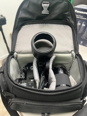 Sony Alpha a6000 Mirrorless Camera Kit w/ 2 Lenses   Carrying Case USB HDMI