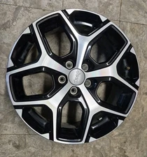 18" Jeep Compass Wheel Rim Factory OEM 9110 2024-2025 Machined Black