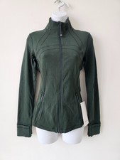 NWT LULULEMON RNFG Forest Green Buttery Soft Nulu Define Jacket Size 4