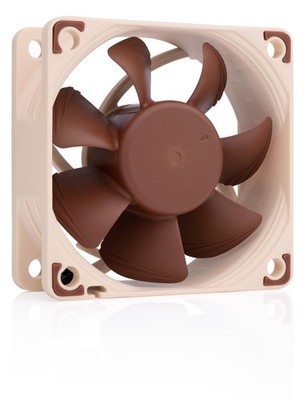 Noctua NF-A6x25 PWM, Premium Quiet Fan, 4-Pin (60mm, Brown) 60x60x25mm, Brown 