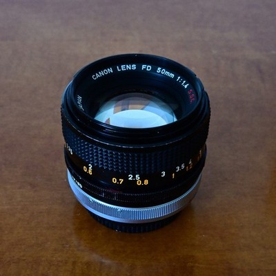 Canon FL  50mm F/1.4 S.S.C. manual focus lens - Canon FD, FL mount