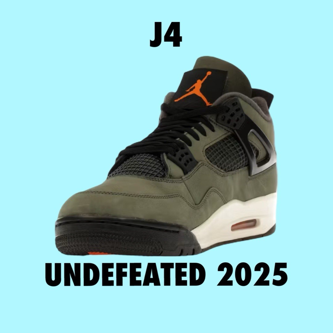 Undefeated Nike Air Jordan 4 Retro (2025) IB1519-200 Size 9 New | eBay