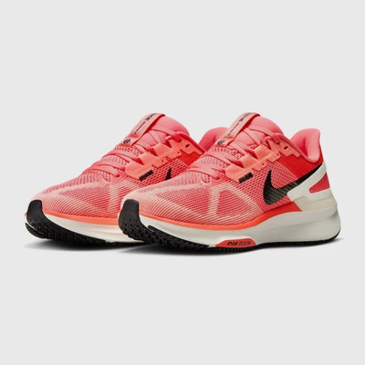 Nike Air Zoom Structure 25 Low Top Mesh Running Sneaker Magic Ember DJ7884-800