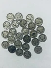 1920’S Mercury 90% Silver Dime . 25 Coin Lot.