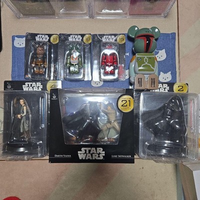 Happy Kuji STAR WARS Figure Bear Brick Creverine Set #b86bea