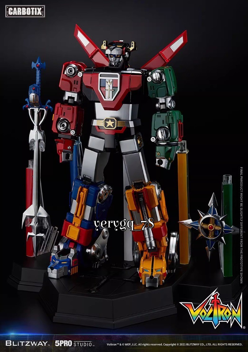 Blitzway 5PRO STUDIO CARBOTIX Voltron GoLion Oversize Action Figure 15