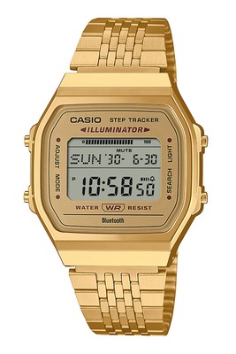 Unbenutzte CASIO Collection STANDARD ABL-100WEG-9AJF Gold Digital Herrenuhr i...