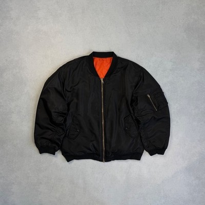 VINTAGE FOSTEX GARMENTS MA-1 REVERSIBLE NYLON BOMBER JACKET RAF VINTAGE FOSTEX GARMENTS MA-1 REVERSIBLE NYLON BOMBER JACKET RAF