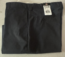 Mens Dickies Work Pant Loose Fit Straight Leg 34x34-Grey/Charc-100 to Charity