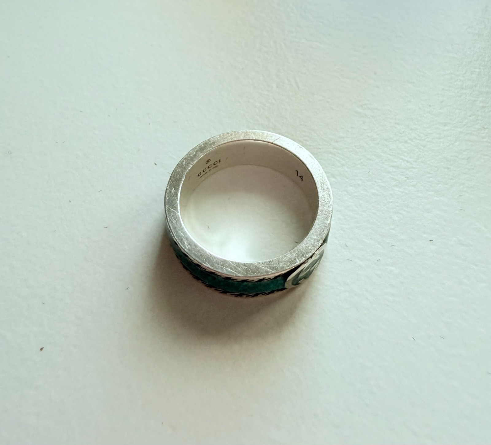 Gucci Ring with Interlocking G Size 14 - image 2