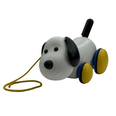 Ambi Toys MAX Pull Along Dog Toddler Toy Baby Einstein ORIGINAL PULL STRING Rare