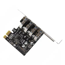 4-Ports PCI-E To USB 3.0 HUB PCI Express Expansion Card Adapter 5Gbps PH64 VL805