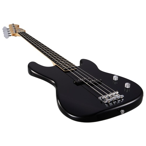 Artist APB Black Bass Guitar w/ Accessories & Amp - Picture 5 of 9