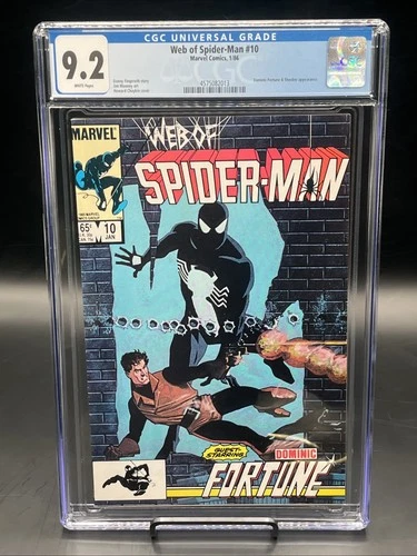 Web of Spider-Man #10 (Marvel Comics January 1986) CGC Graded 9.2 white pages