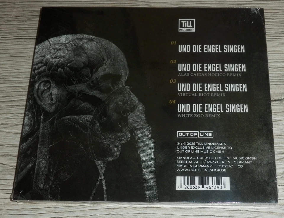 TILL LINDEMANN Und die Engel singen 5"CD 2025 Maxi Welt Zunge RAMMSTEIN NEU OVP* - Bild 2 von 4