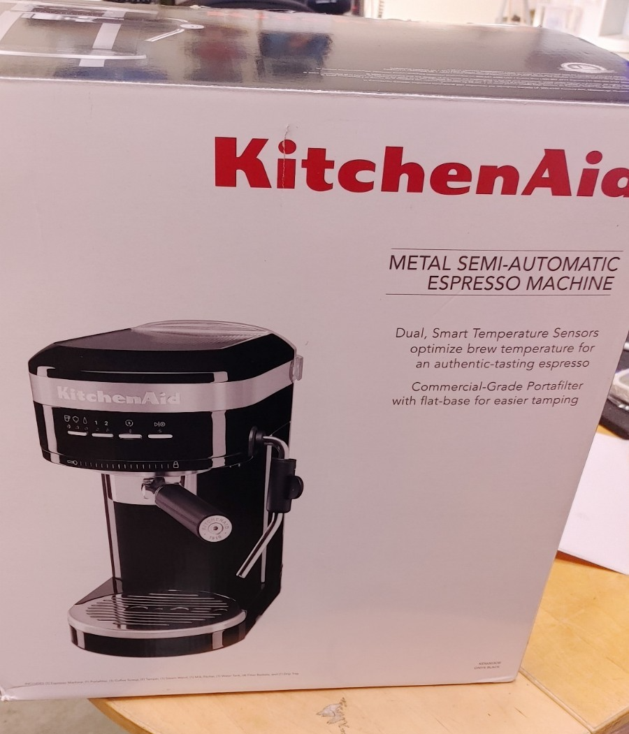 KitchenAid KES6503OB Semi-Auto Espresso Machine with Metal Housing  