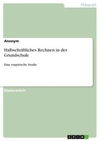 Anonymous | Halbschriftliches Rechnen In Der Grundschule | Taschenbuch | Deutsch