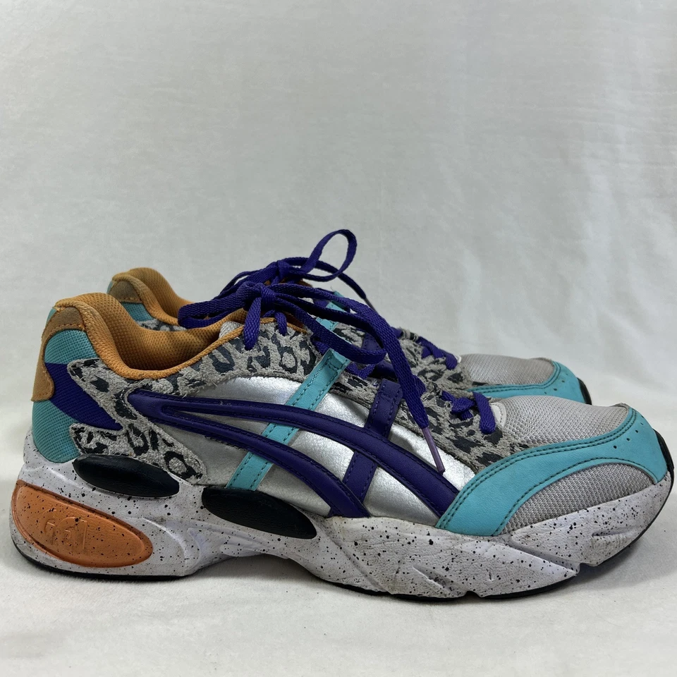 Asics Mens US 10.5 Gel BND Zebra Print shoes Running sneakers 1021A248 Preowned - Image 2 of 4