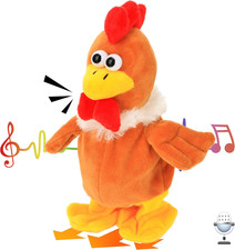 Talking Chicken Repeats What You Say Walking Chick Electric Interactive Animated
