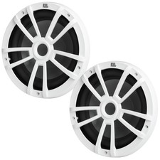 Pair of JBL Stage Marine 10" 600 Watts Max Power Marine Audio Subwoofers White 