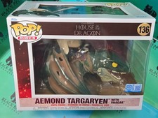 Funko Pop! Rides Deluxe - House of the Dragon #136 Aemond Targaryen with Vhagar