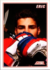 1990-91 Score American #B4 Eric Lindros Eric Lindros Bonus Cards