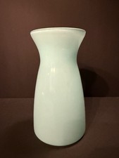 Turquoise Light Blue Glass Vase  Perfect Gift Add Flowers   