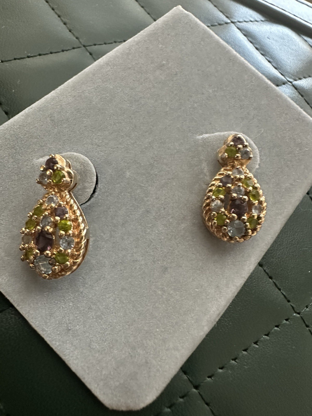 Ross-Simon’s Multi Gem Earrings - image 2