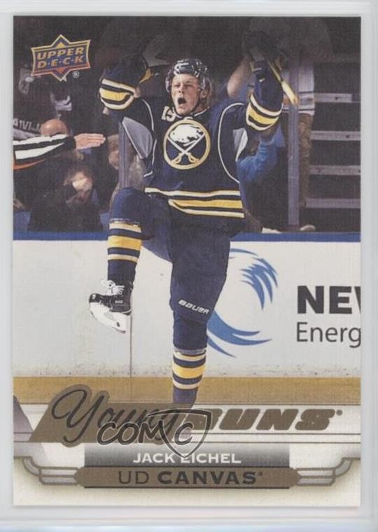 2015-16 Upper Deck UD Canvas Young Guns Jack Eichel #C91 Rookie RC ob4