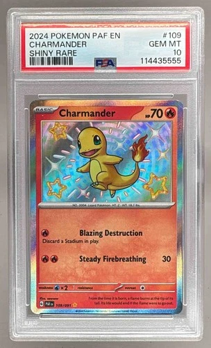 2024 Pokemon Paldean Fates 109 Charmander PSA 10 114435555