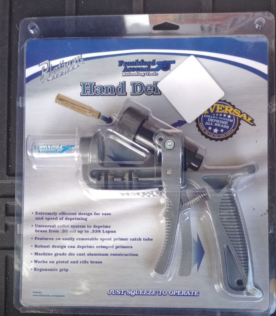 Frankford Arsenal Hand Deprimer w/Universal Collet System 909283