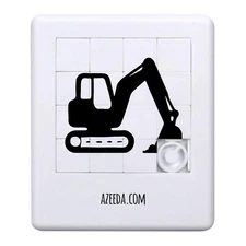'Digger Vehicle' Sliding Puzzle (PZ00039223)